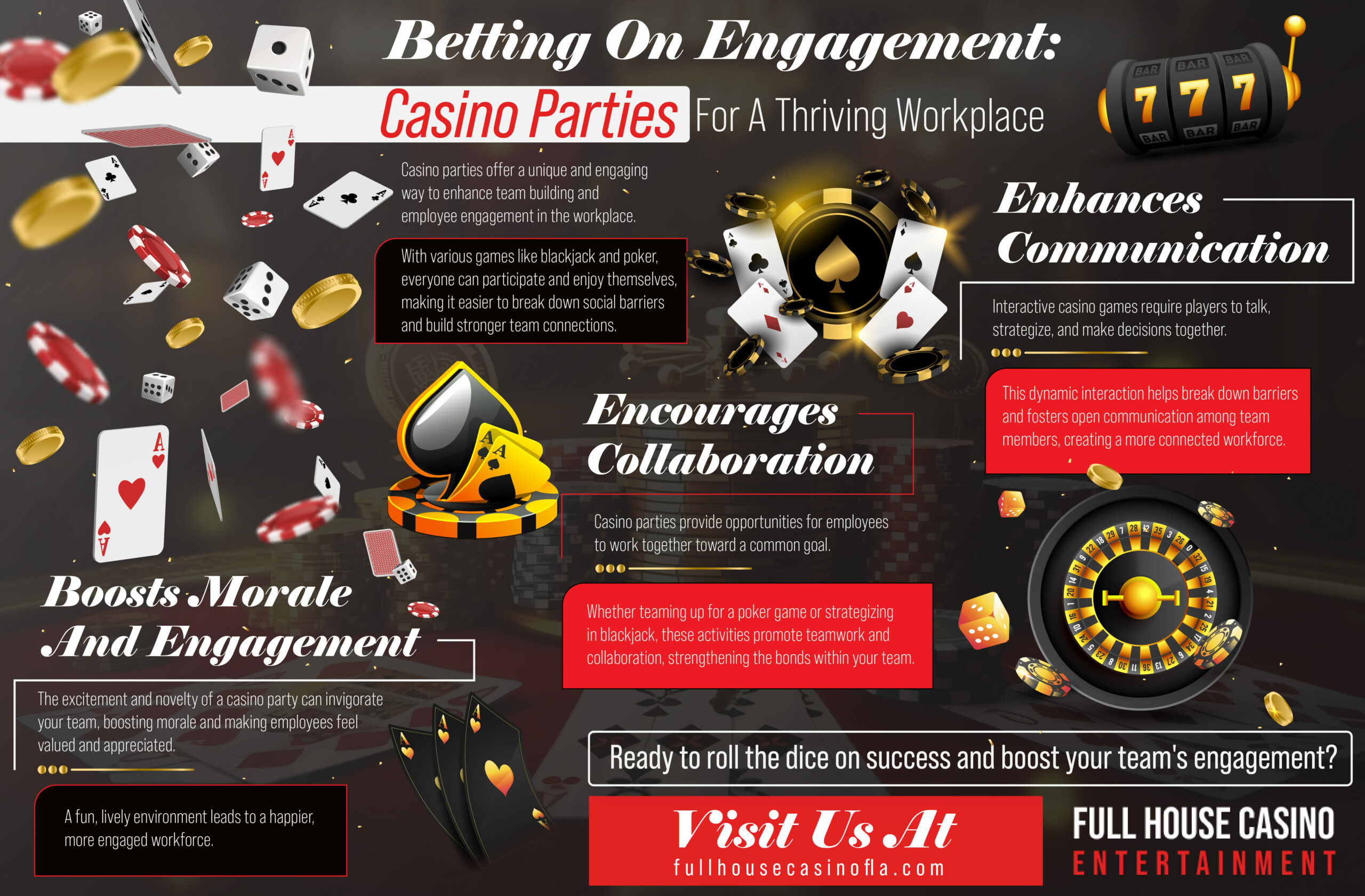 Betting on Engagement: Casino Parties for a Thriving Workplace