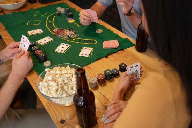 Decor elements for a casino-themed event